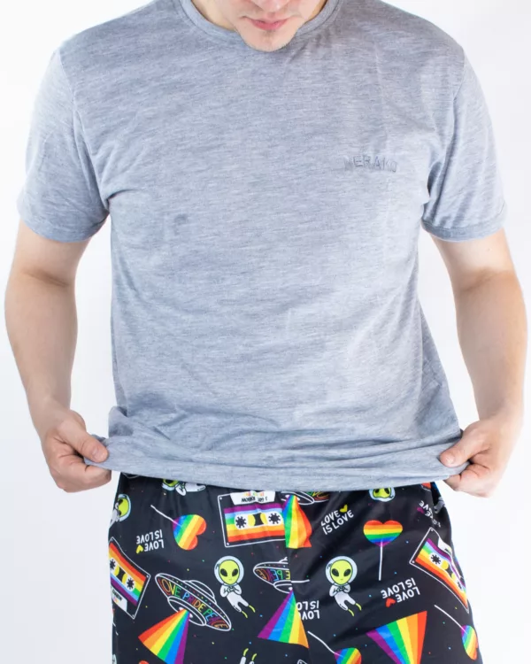 Camiseta Basica Gris - Hombre - Imagen 2