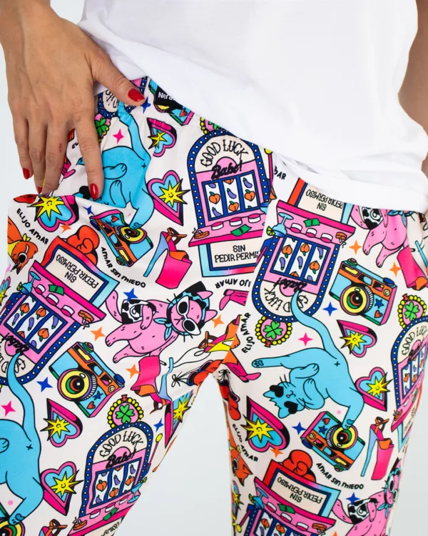 Lucky Cat Pantalón – Unisex - Imagen 4